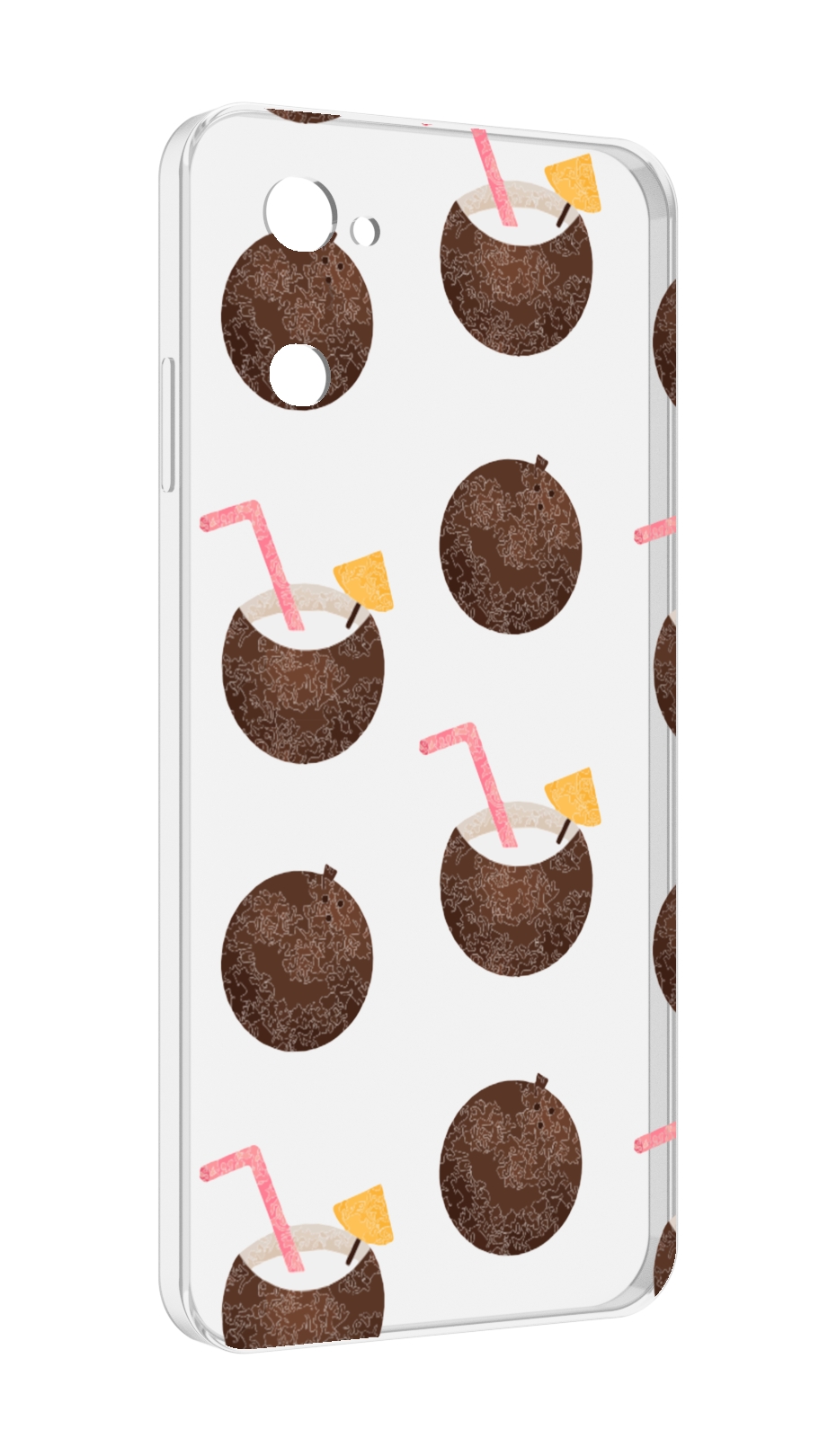

Чехол MyPads кокосики для UleFone Note 12 / Note 12P, Прозрачный, Tocco