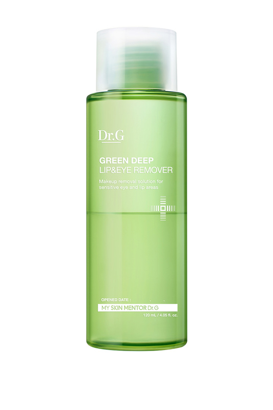 

Двухфазная Вода для снятия макияжа Dr.G GREEN DEEP LIP&EYE REMOVER 120 мл, двухфазное