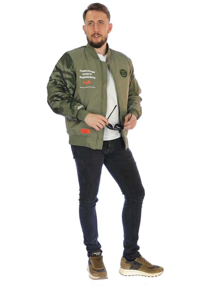 

Бомбер мужской A passion play SQ73970 хаки L, SQ73970