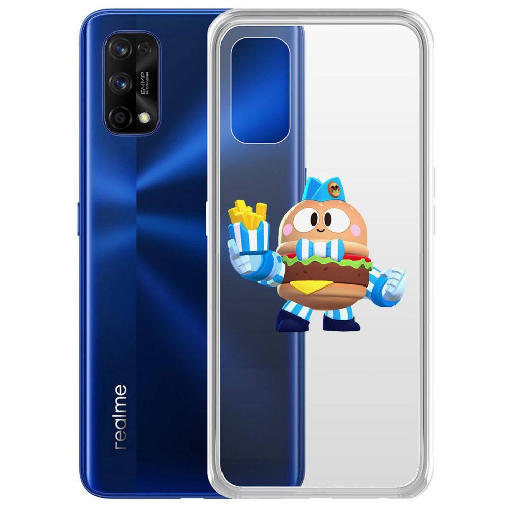 

Чехол-накладка Brawl Stars-Бургер Лу для Realme 7 Pro