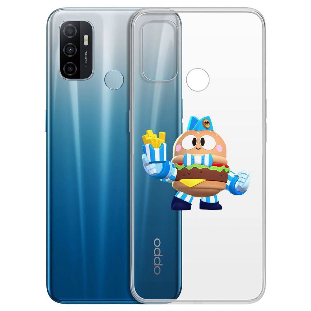 

Чехол-накладка Brawl Stars-Бургер Лу для Oppo A53 (2020)/A33 (2020)