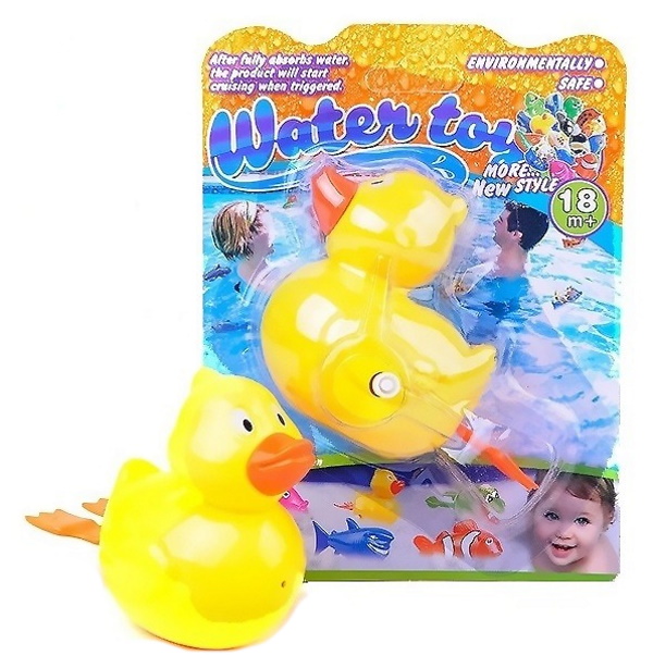 Игрушка для ванной Abtoys Веселое купание Утенок, заводной PT-01478 игрушка для ванны abtoys веселое купание китенок поливалка с фонтанчиком