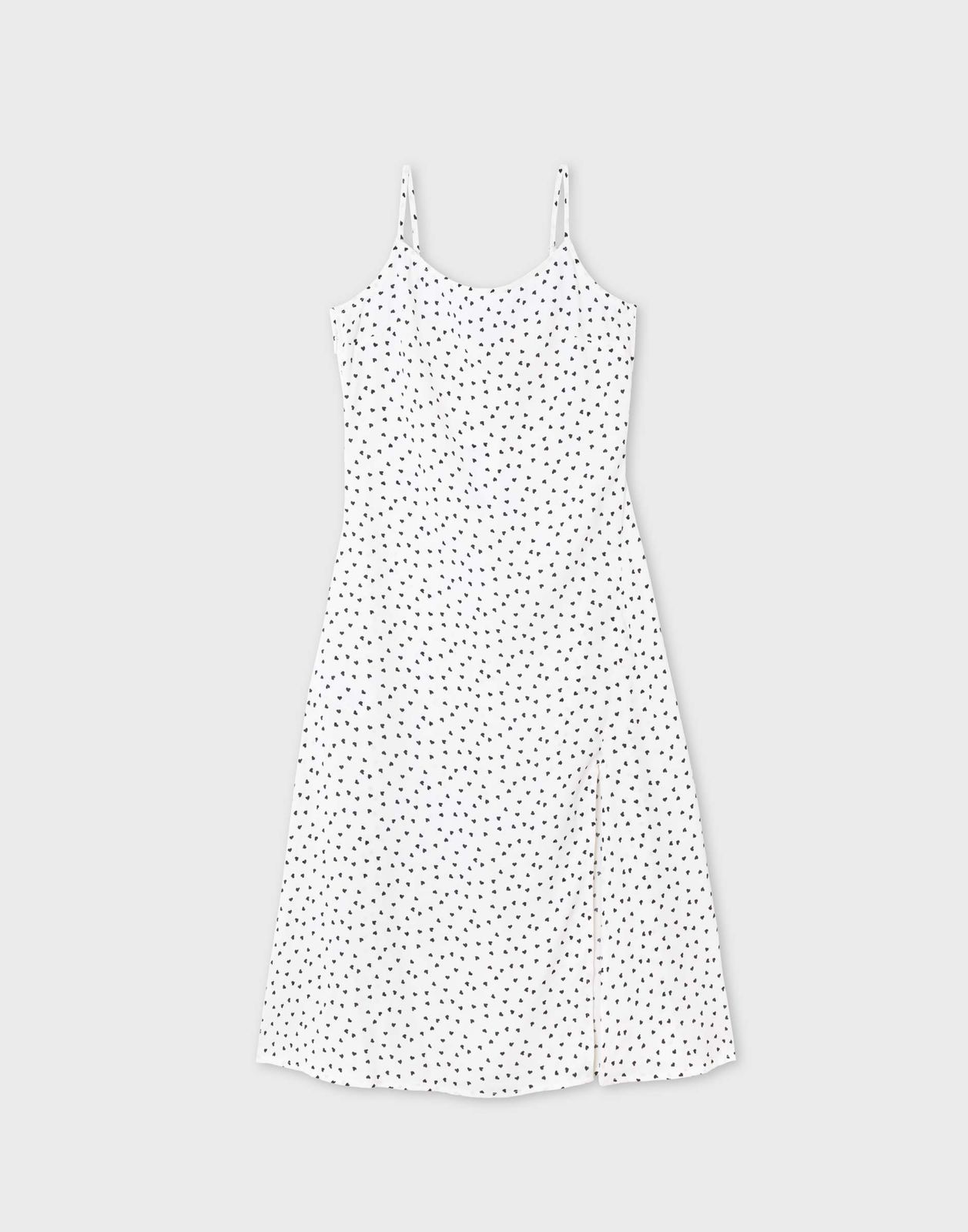 Платье женское Gloria Jeans GDR029080 белый/черный XL/170