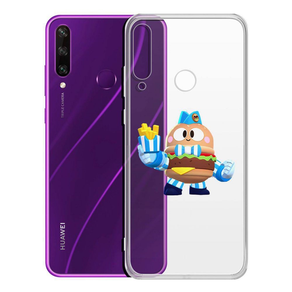 

Чехол-накладка Brawl Stars-Бургер Лу для Huawei Y6p
