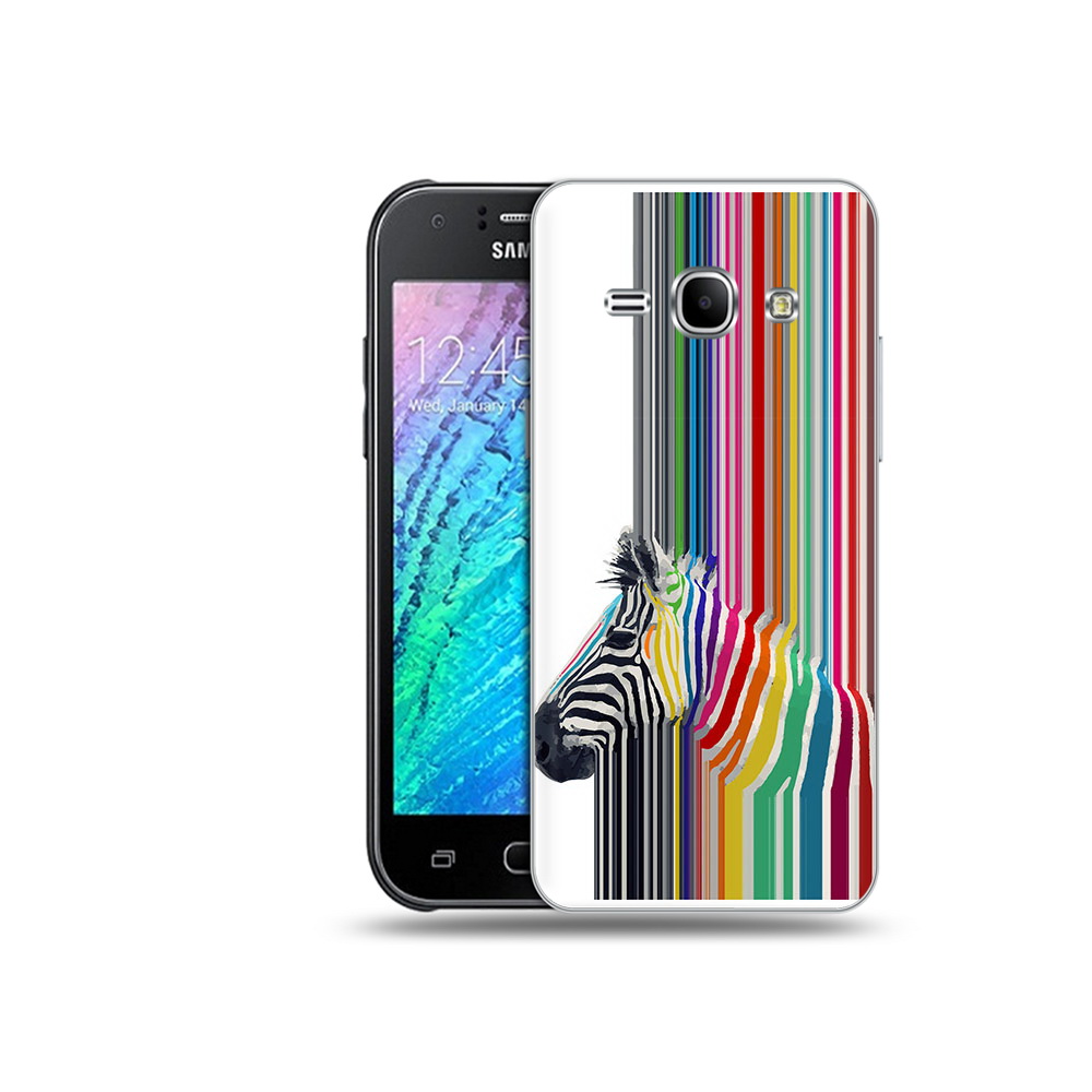 

Чехол MyPads Tocco для Samsung Galaxy J1 радужная зебра (PT26162.569.565), Прозрачный, Tocco