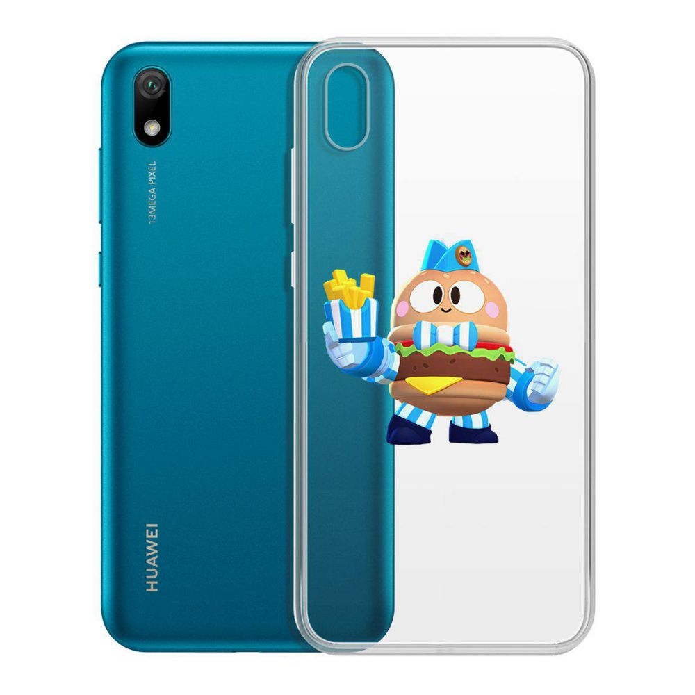 

Чехол-накладка Brawl Stars-Бургер Лу для Huawei Y5 (2019)or 8S/8S Prime