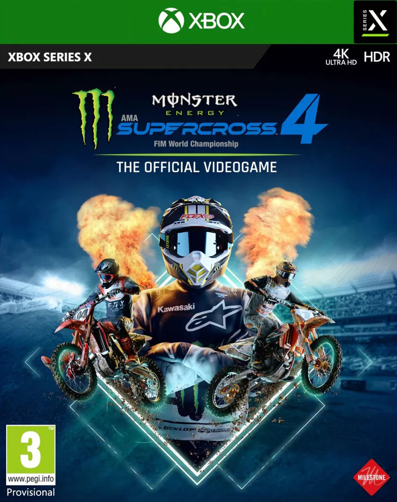 Игра Monster Energy Supercross 4 The Official Videogame (XBX SX, на иностранном языке)