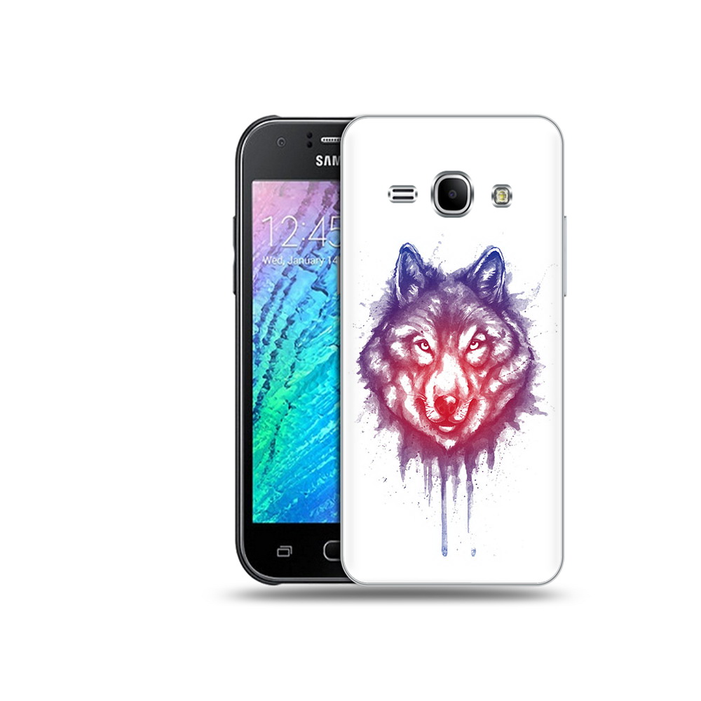 

Чехол MyPads Tocco для Samsung Galaxy J1 пушистый волк (PT26162.569.561), Прозрачный, Tocco