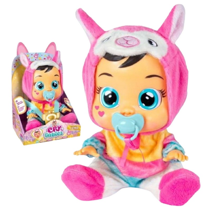 фото Пупс imc toys crybabies, плачущий младенец, lena 91849-in