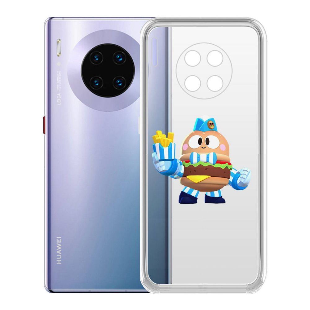 

Чехол-накладка Brawl Stars-Бургер Лу для Huawei Mate 30
