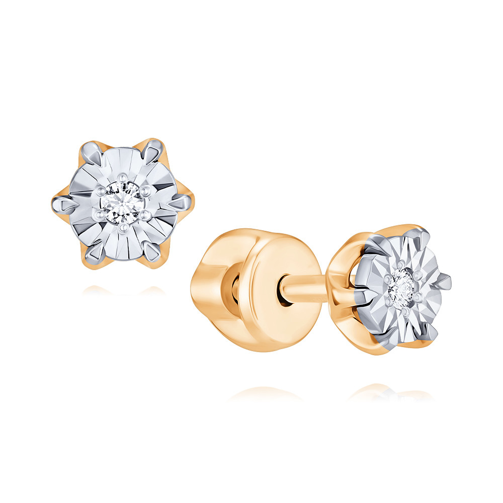 

Серьги из золота ADAMAS 21039672/01-А502Д-41, бриллиант, 21039672/01-А502Д-41