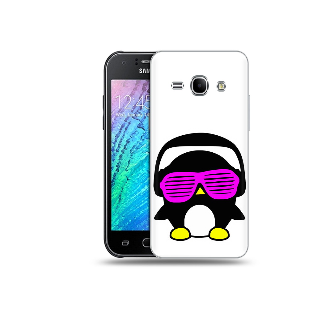 Чехол MyPads Tocco для Samsung Galaxy J1 пингвин (PT26162.569.541)