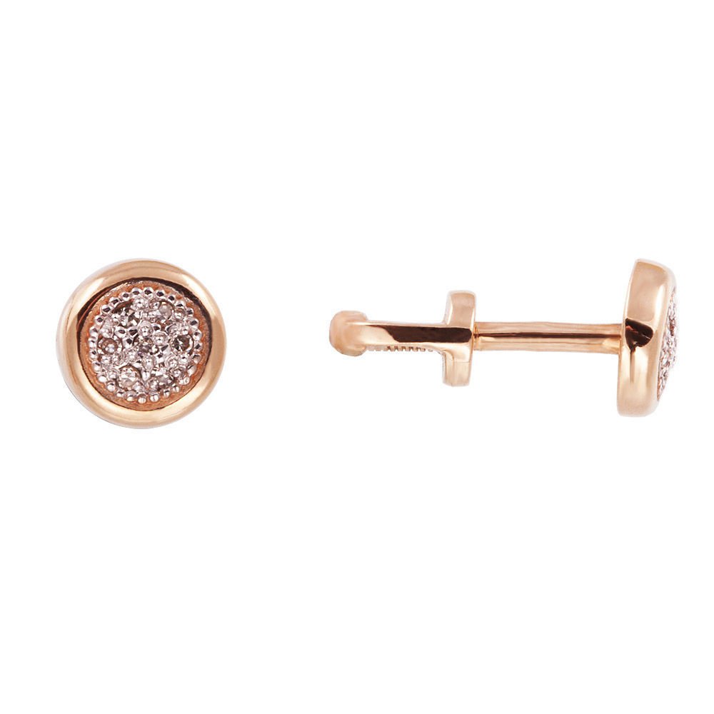 

Серьги из красного золота с бриллиантом 585Gold 102002378, 102002378