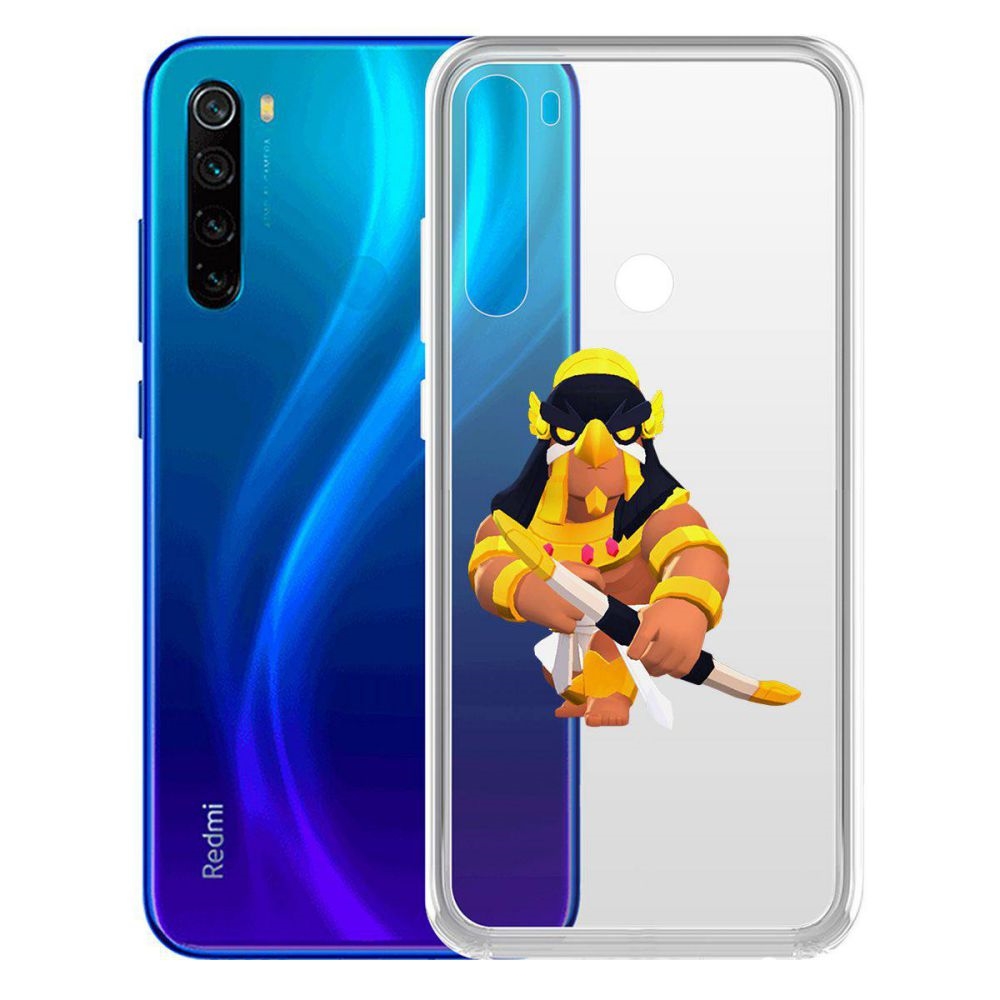 

Чехол-накладка Brawl Stars-Бо Хорус для Xiaomi Redmi Note 8/Note 8 (2021)