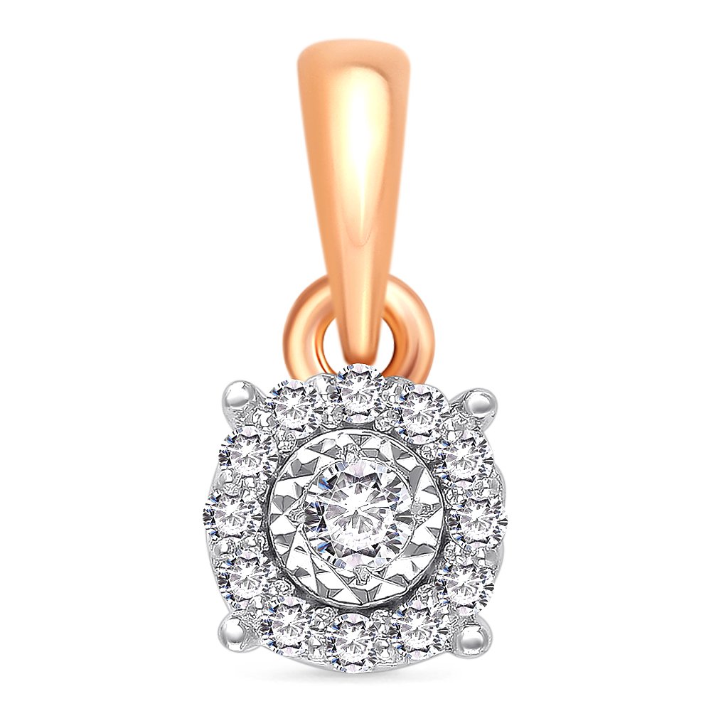 

Кулон из красного золота 585Gold 103002176, бриллиант, 103002176
