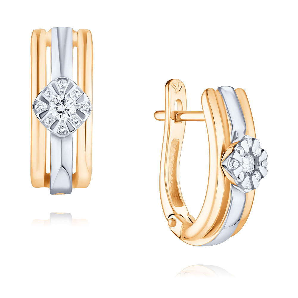 

Серьги из красного золота с бриллиантом ADAMAS 24039655/01-А501Д-41, 24039655/01-А501Д-41