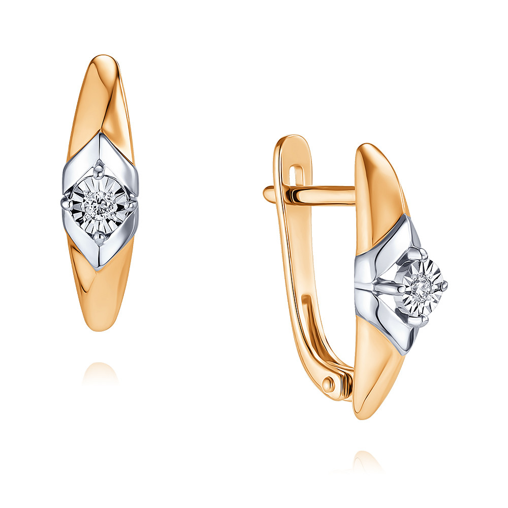

Серьги из золота ADAMAS 24039654/01-А502Д-41, бриллиант, 24039654/01-А502Д-41