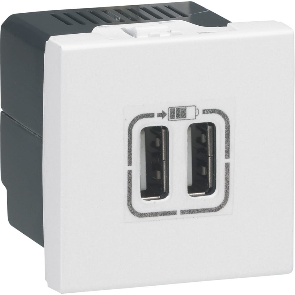 

Usb розетка для зарядки Legrand Mosaic