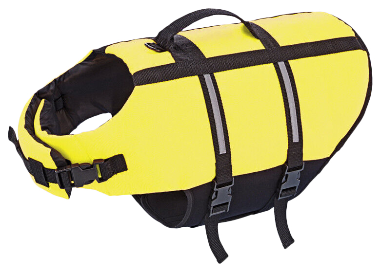 Жилет для собак Nobby DOG BUOYANCY AID, унисекс, желтый, M, длина спины 30 см