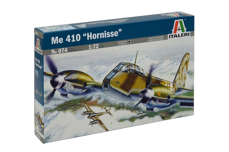 фото Сборная модель italeri 1/72 самолёт messerschmitt me-410 0074