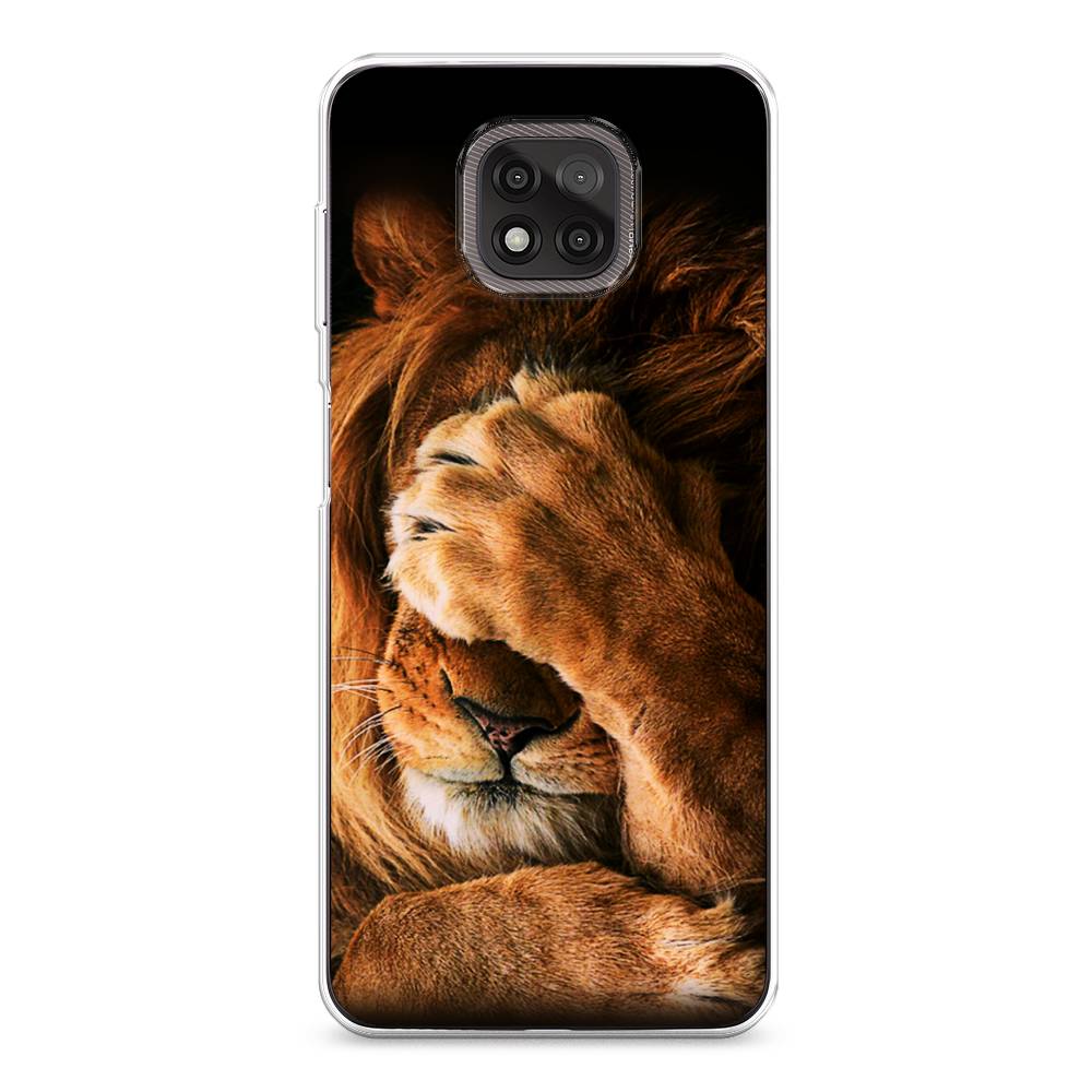 

Чехол Awog на Motorola Moto G Power 2021 "Львиный стыд", Разноцветный, 242750-1