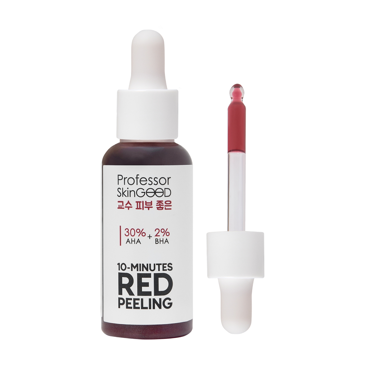 Пилинг для лица Professor SkinGOOD Red Peeling AHA 30% + BHA 2% красный, 30 мл пилинг для лица sm7 aha pha кислотный пилинг гликолевая кислота 10%