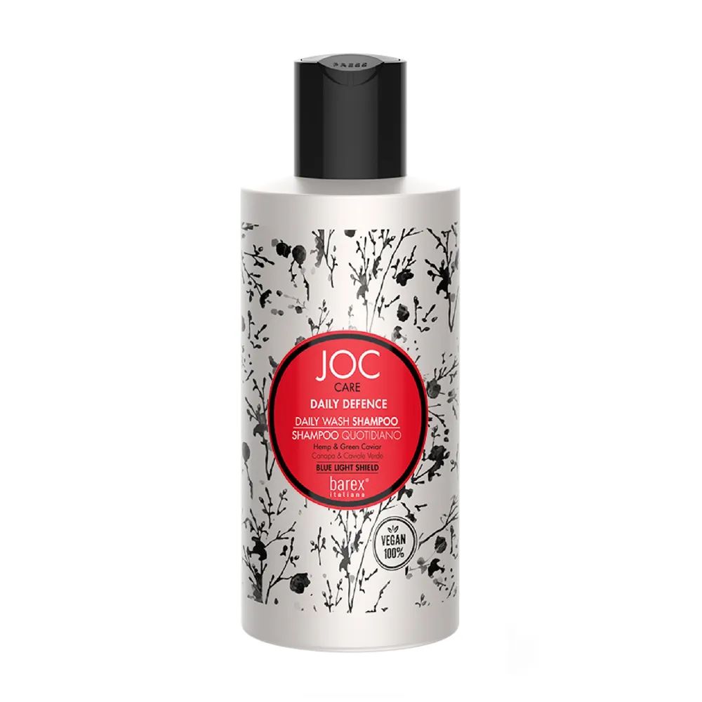 Шампунь BAREX для ежедневного применения с коноплей и зеленой икрой 250мл, Линия JOC CARE dr seed шампунь для волос с ароматом зеленой свежести revitalize shampoo fresh green
