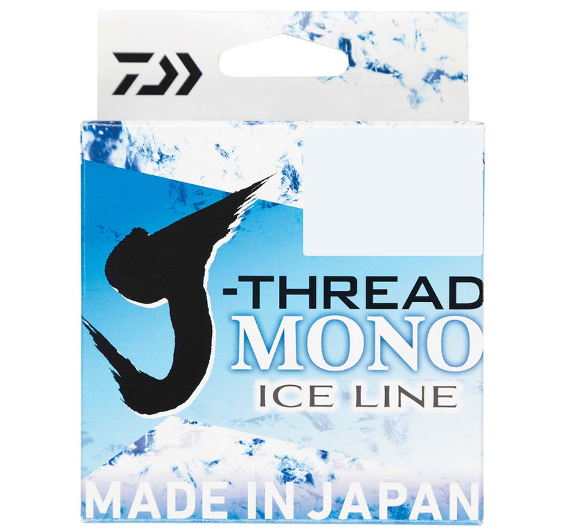 Леска монофильная DAIWA J-THREAD MONO ICE LINE 0,1мм, 50м, 1кг, Clear