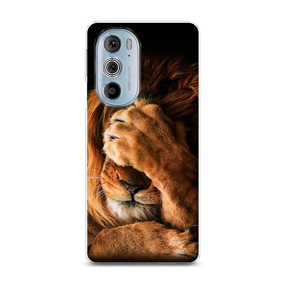 

Чехол Awog на Motorola Edge 30 Pro "Львиный стыд", Разноцветный, 243350-1
