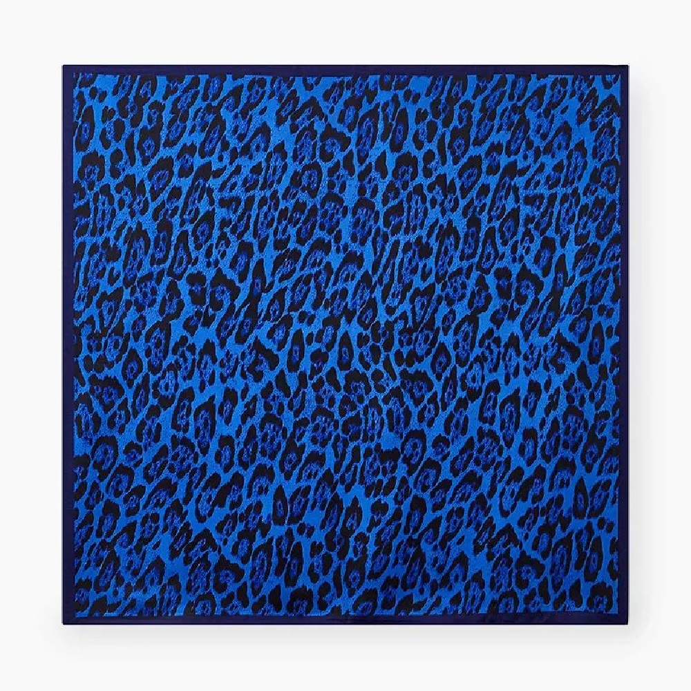 Шарф женский Rosedena shawlcyrm90084 синий, 90х90 см