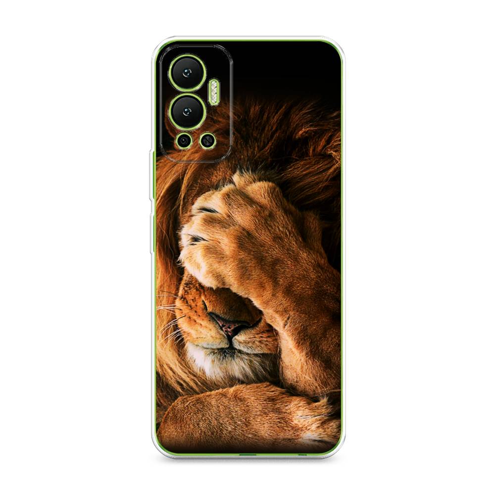 

Чехол Awog на Infinix Hot 12 "Львиный стыд", Разноцветный, 3101350-1