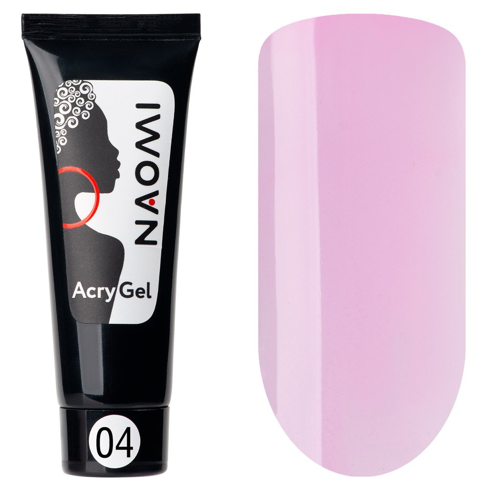 Naomi AcryGel, 15гр (в тубе) NEW 04 Прозрачно-розовый