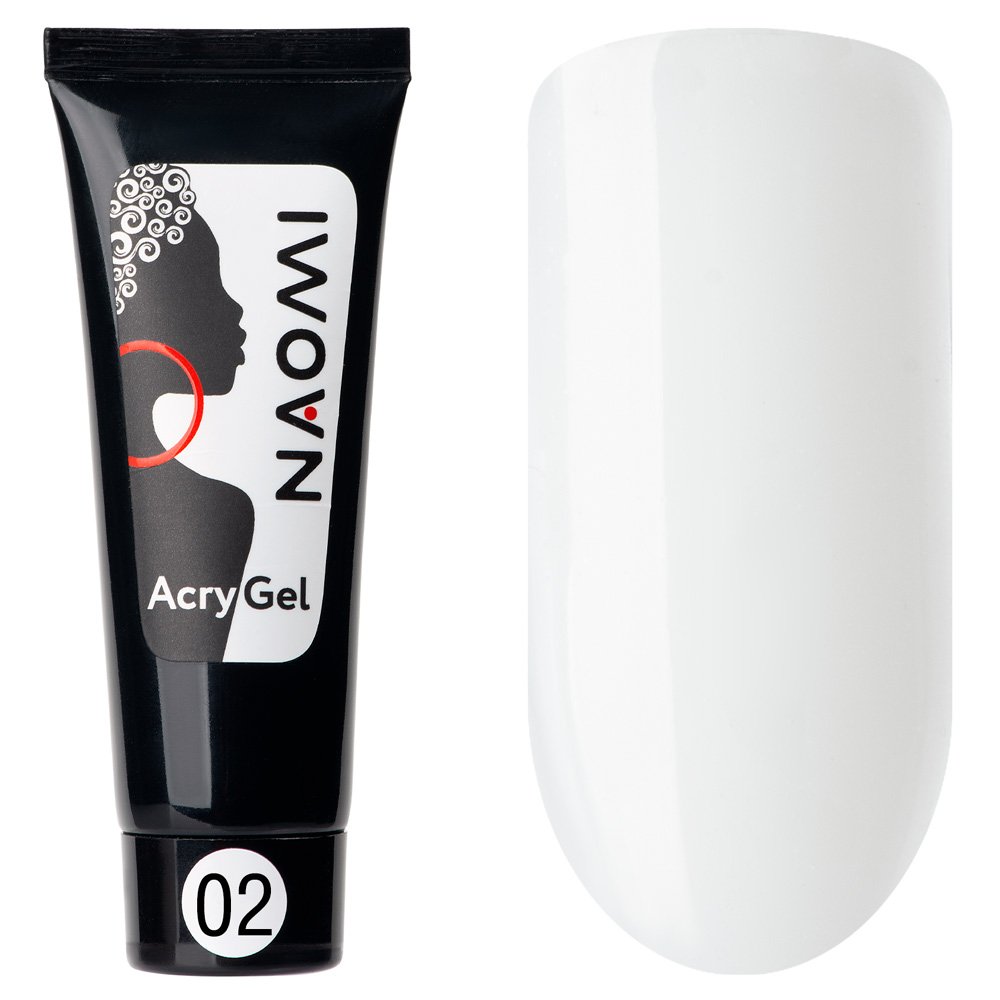 

Naomi AcryGel, 15гр (в тубе) NEW 02 Молочный