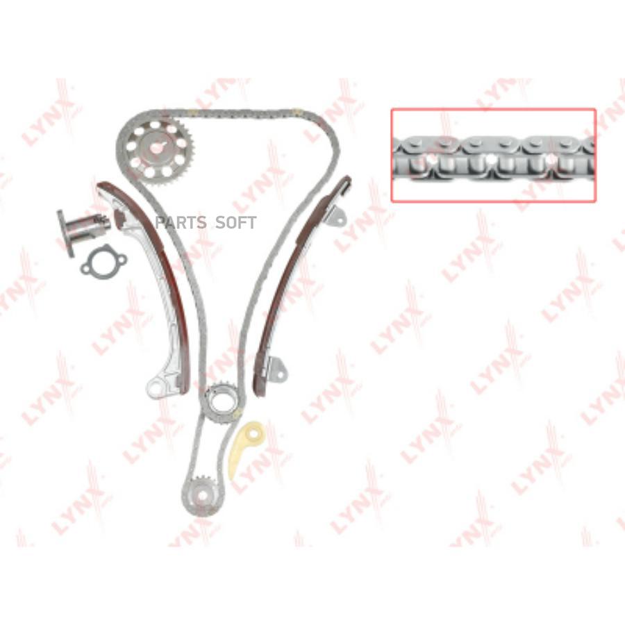 

Комплект цепи ГРМ Lynx TK0059 - LYNXauto арт. TK0059