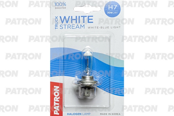 

Лампа Галогенная Блистер 1Шт H7 24V 70W 3800K Px26d Truck White Stream (+100% Яркости, Ярк