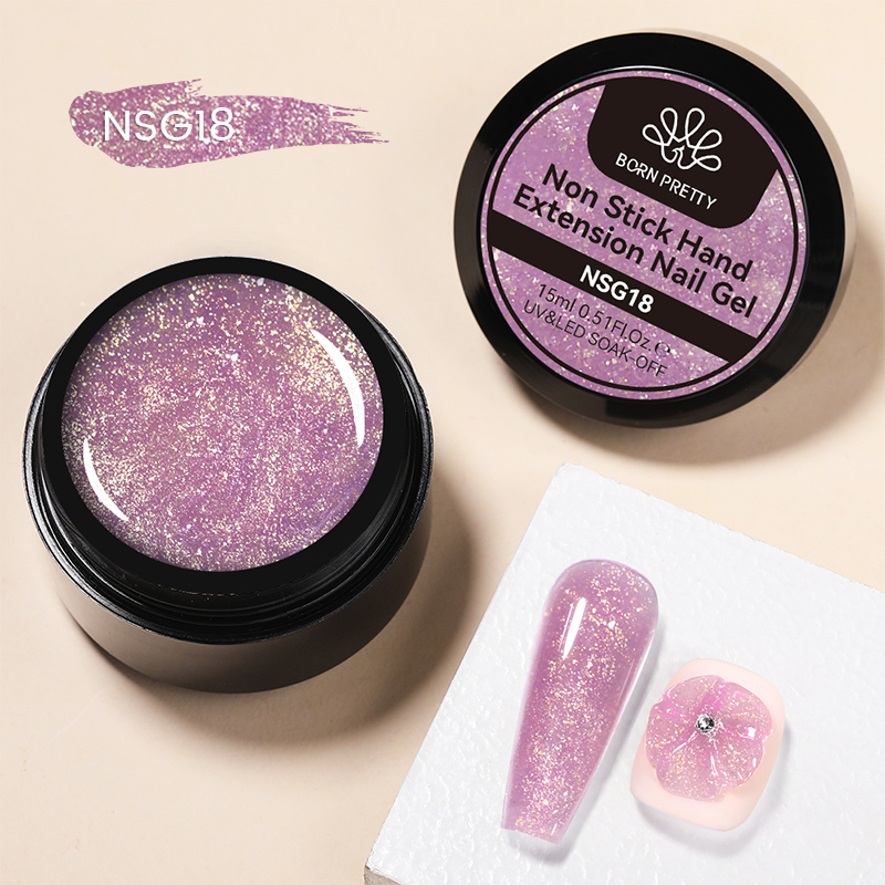

Born Pretty, Гель-пластилин для наращивания 56021-18 Non-stick hand extension gel, 15 мл