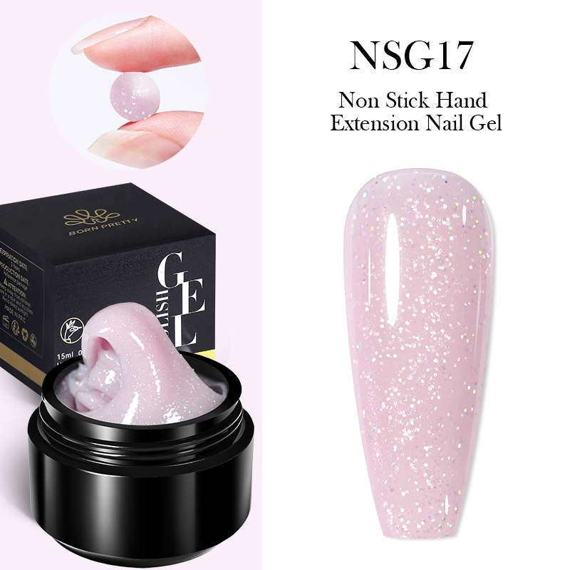 

Born Pretty, Гель-пластилин для наращивания 56021-17 Non-stick hand extension gel, 15 мл