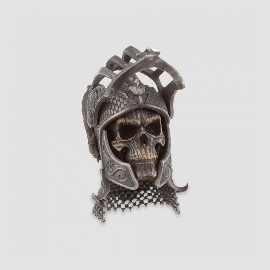 

Бусина для темляка EVIL SKULL Падший Рыцарь, Серебристый