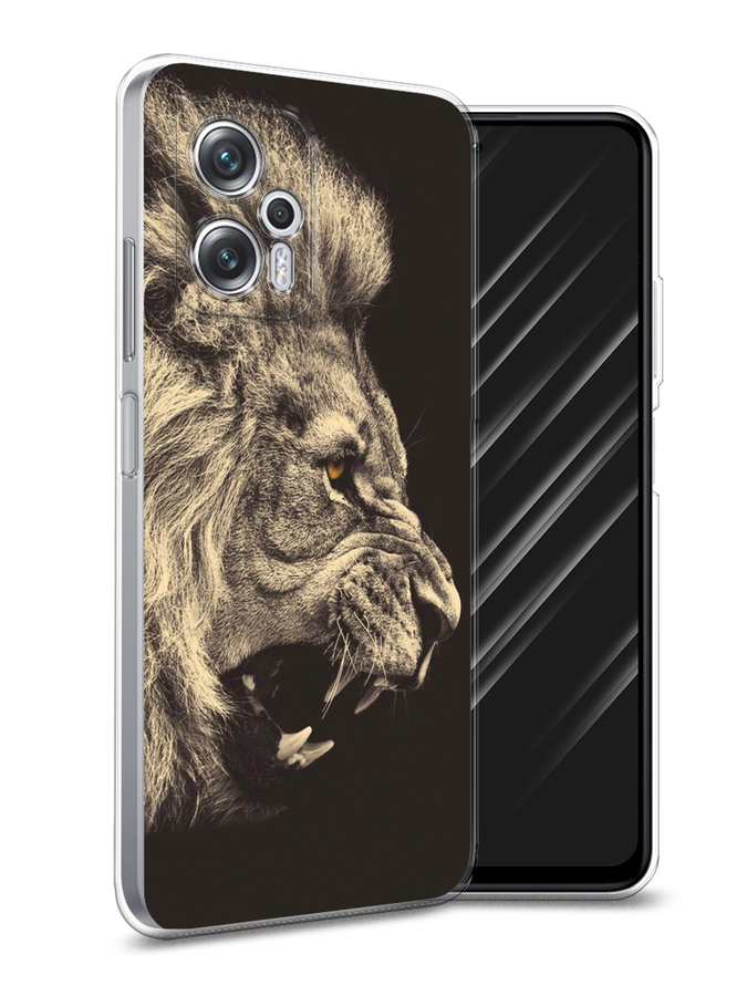 

Чехол Awog на Poco X4 GT/Redmi Note 11T Pro/11T Pro Plus "Львиный рык 2", Разноцветный, 315550-1