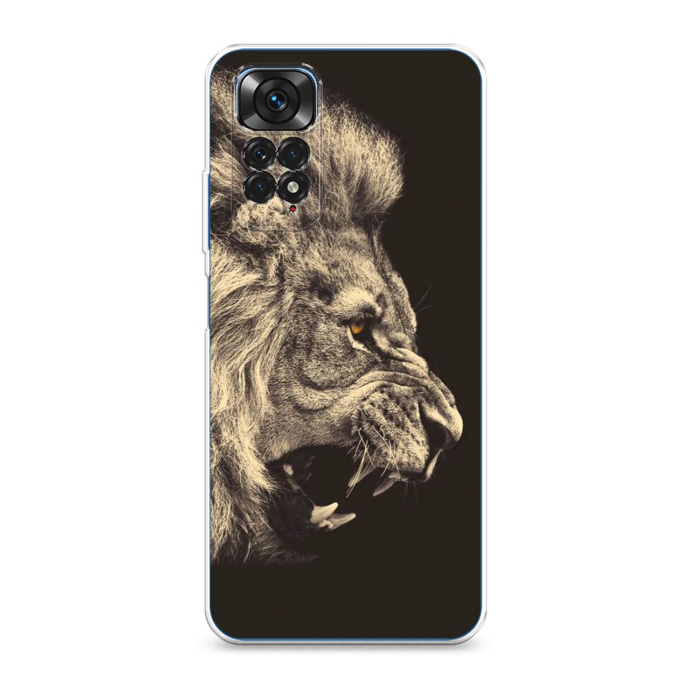 фото Силиконовый чехол "львиный рык 2" на xiaomi redmi note 11s awog