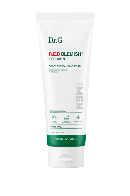 фото Пенка dr.g r.e.d. blemish for men gentle cleansing foam, 150мл