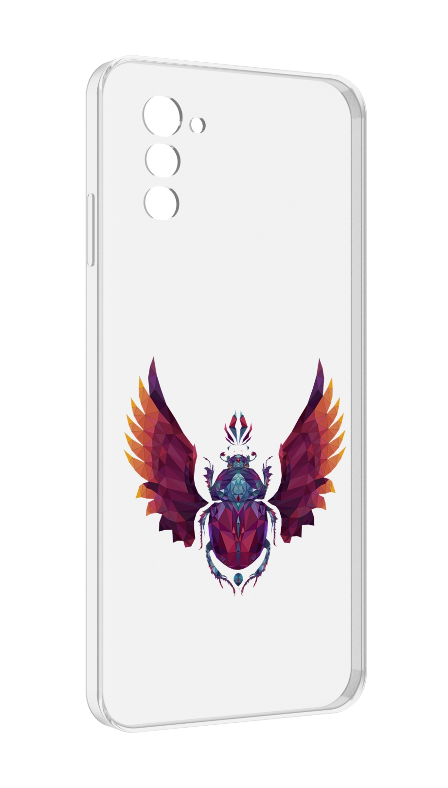 

Чехол MyPads алмазный скоробей для UleFone Note 12 / Note 12P, Прозрачный, Tocco