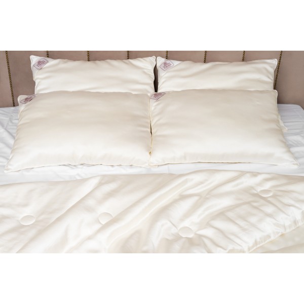 

Подушка German Grass мягкая 50х68 шелковая, Белый, Подушка шелковая Great Silk Grass мягкая 50х68