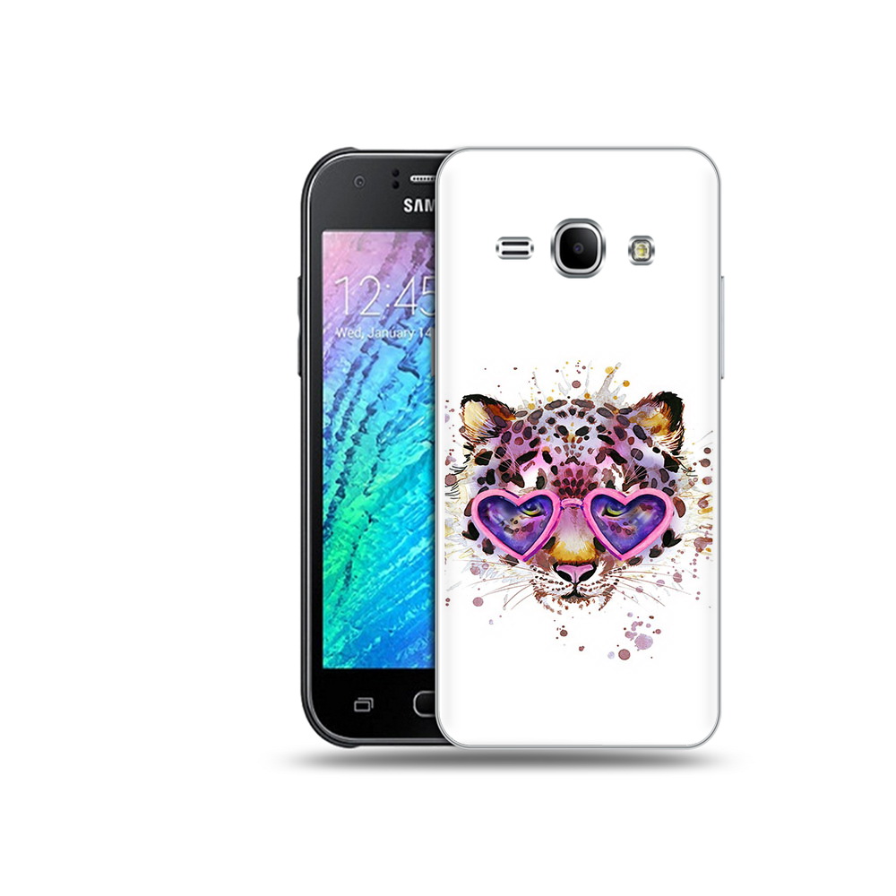 Чехол MyPads Tocco для Samsung Galaxy J1 модный леопард (PT26162.569.480)