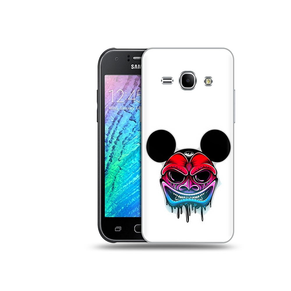 

Чехол MyPads Tocco для Samsung Galaxy J1 микки в маске (PT26162.569.473), Прозрачный, Tocco