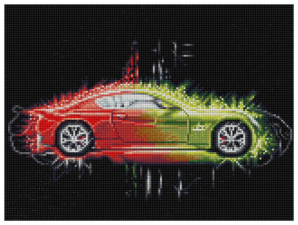 

Алмазная живопись Фрея «Жажда скорости» 40x30 см