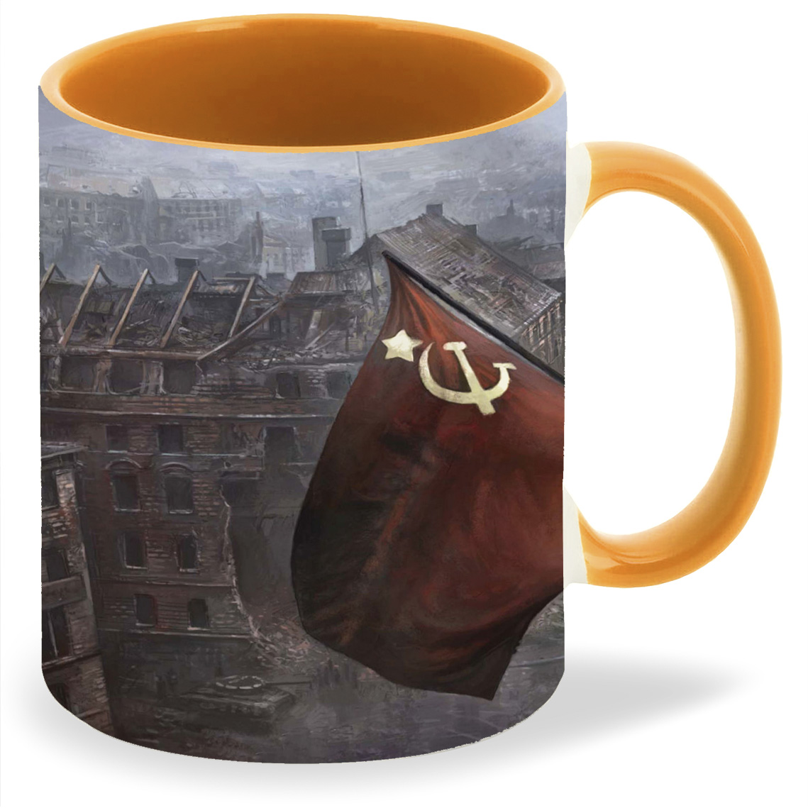 

Кружка CoolPodarok hearts of iron Знаменосец Знамя Крыша, hearts of iron Знаменосец Знамя Крыша