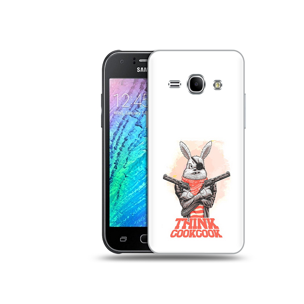 

Чехол MyPads Tocco для Samsung Galaxy J1 кролик пират (PT26162.569.419), Прозрачный, Tocco
