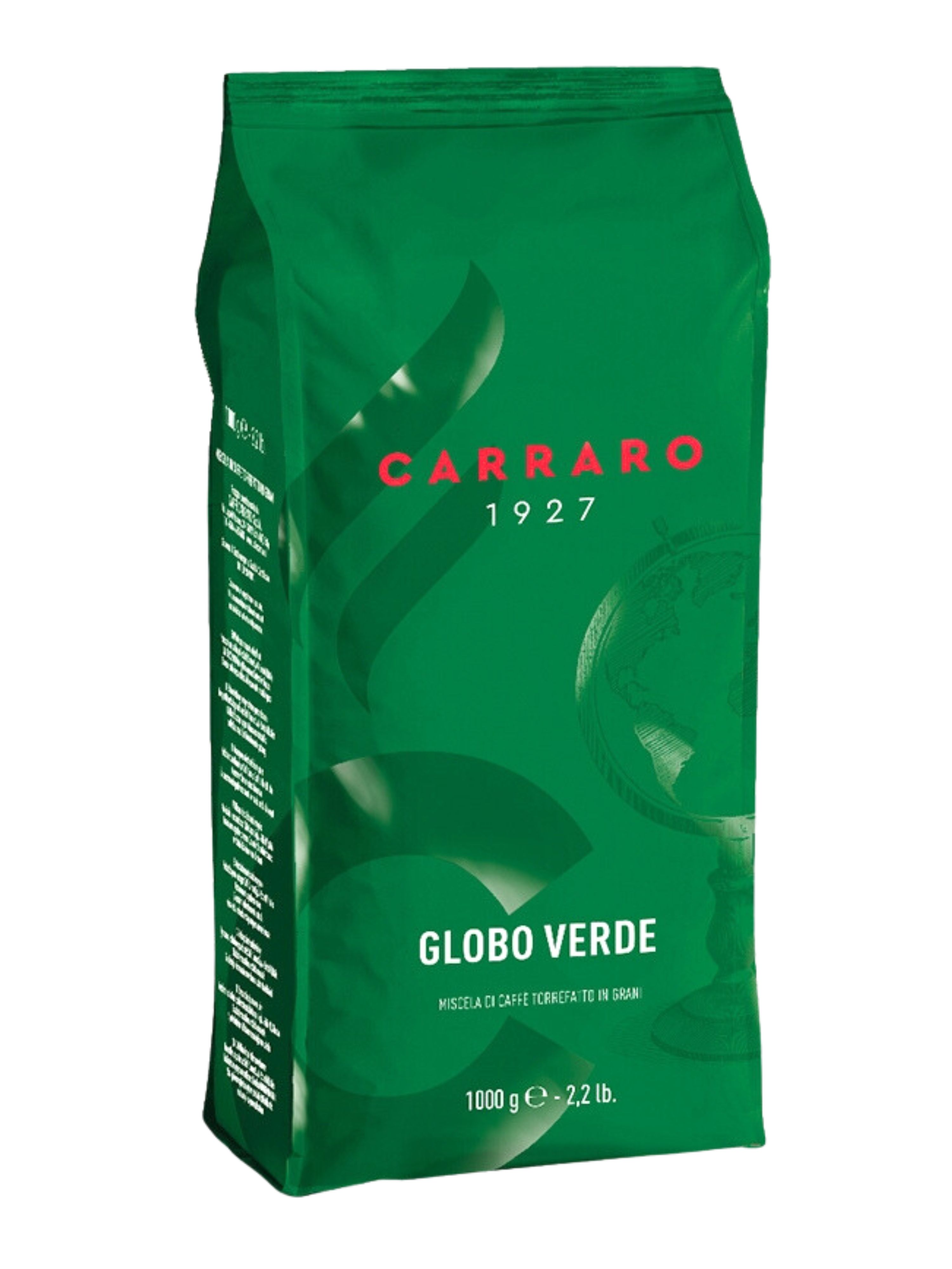 Кофе в зернах Carraro Globo Verde 1 кг