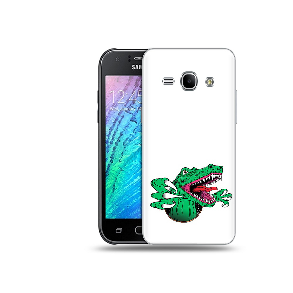 

Чехол MyPads Tocco для Samsung Galaxy J1 крокодил (PT26162.569.417), Прозрачный, Tocco